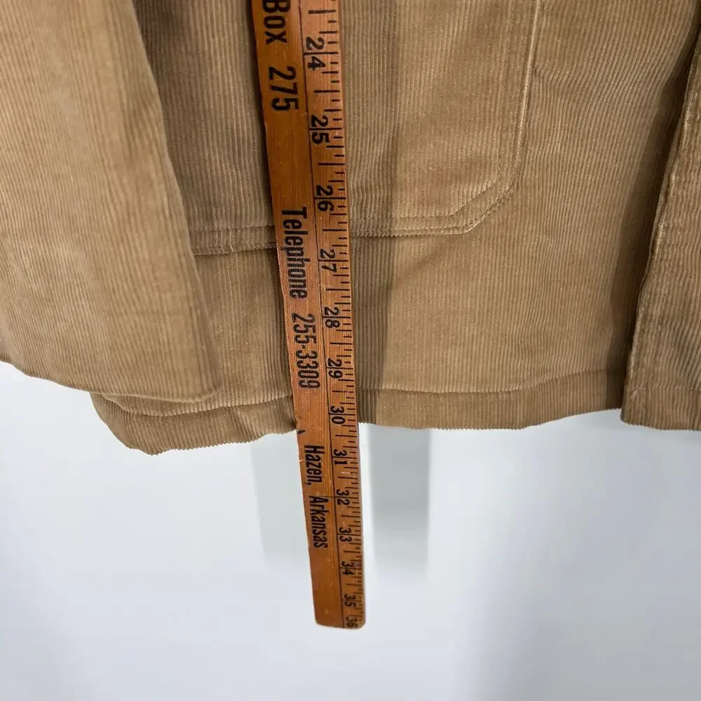 Vintage English Squire Corduroy Sherpa Equestrian Chore Jacket Men’s Size 40L